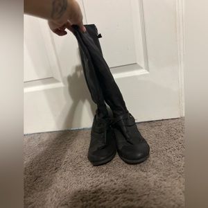 Black boots